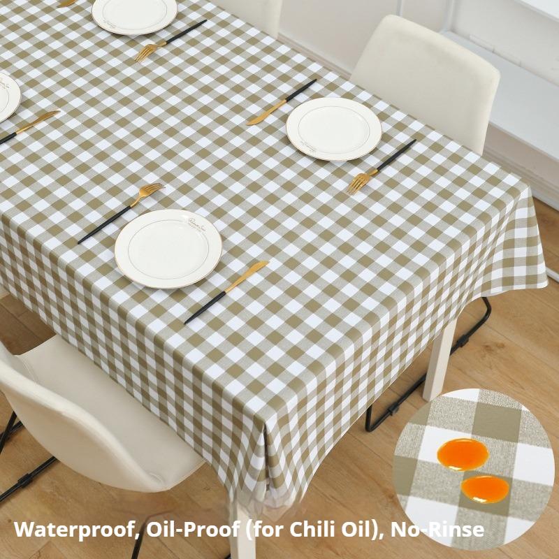 

Скатерть Ткань Водонепроницаемая, Защита от ожогов, Маслостойкая и Не требующая стирки ПВХ Скандинавская Скатерть для стола Популярная в интернете Письменный стол Кофейный столик Коврик для стола 40 * 60cm [about 100g]