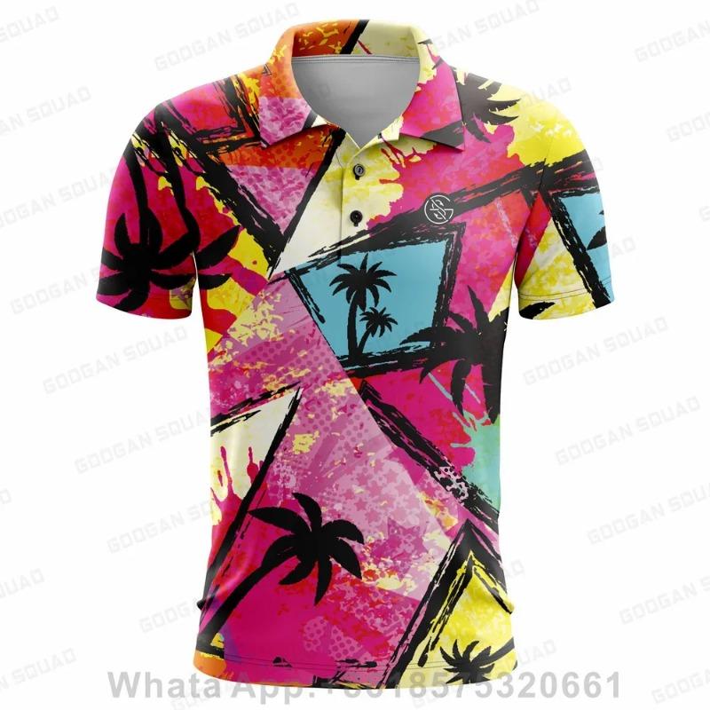 Herren Golf T-Shirt Kurzarm Sport Freizeit Poloshirt Outdoor Hohe Qualität Atmungsaktives Gewebe Sporttrikot Business Poloshirt