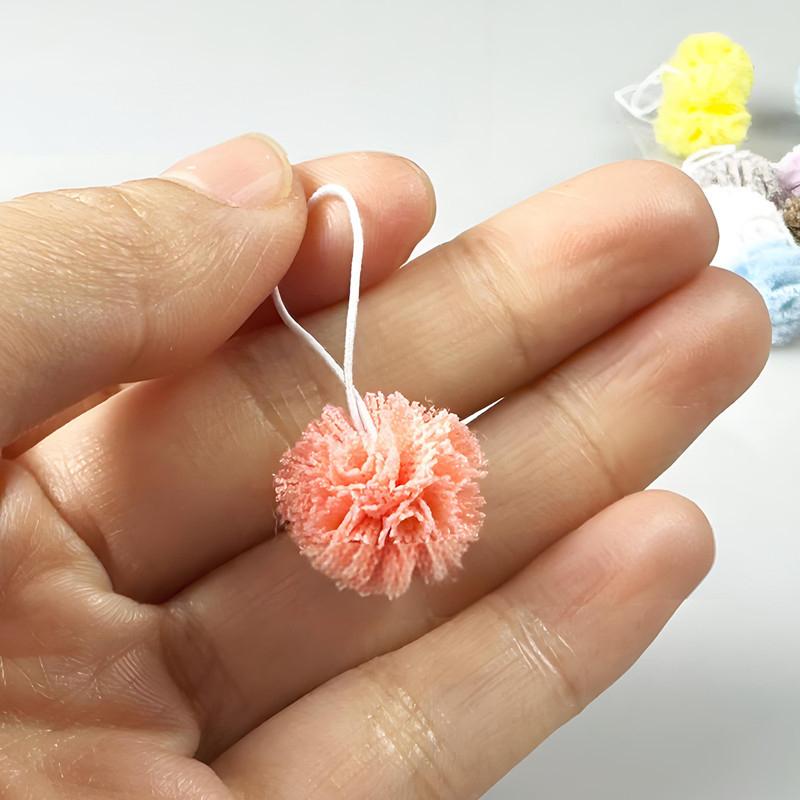 1Pc Bathroom Scene Decoration Model Dollhouse Miniature Furniture Simulation Bath Ball Model Diy Accessories