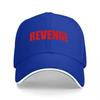 REVENGE BLACK BASEBALL CAP WITH BOLD RED LOGO DESIGN CLASSIC FIT FOR EVERYDAY WEAR AND STYLE STATEUnisexT ACCESSORY