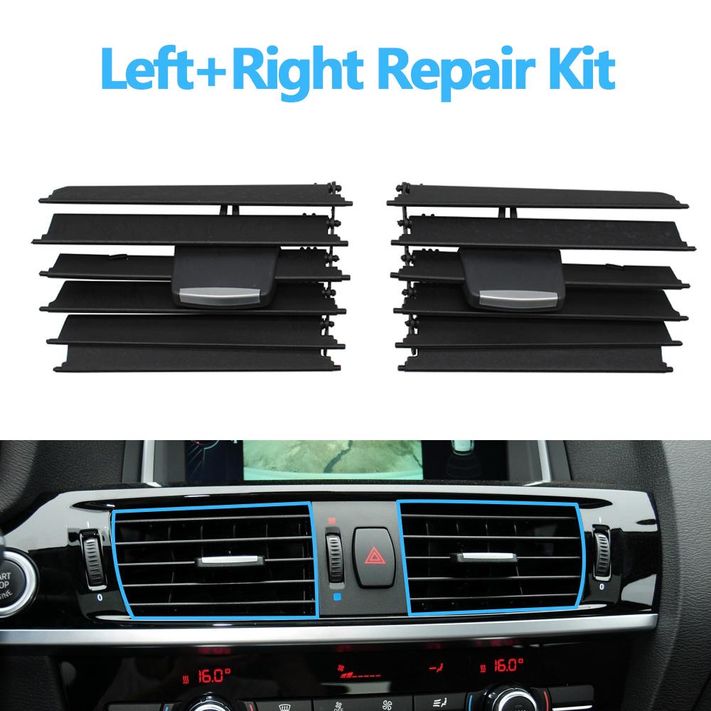Car Front Middle AC Air Conditioner Vent Outlet Grille Slide Clip Repair Kit Replacement For BMW X3 X4 F25 F26