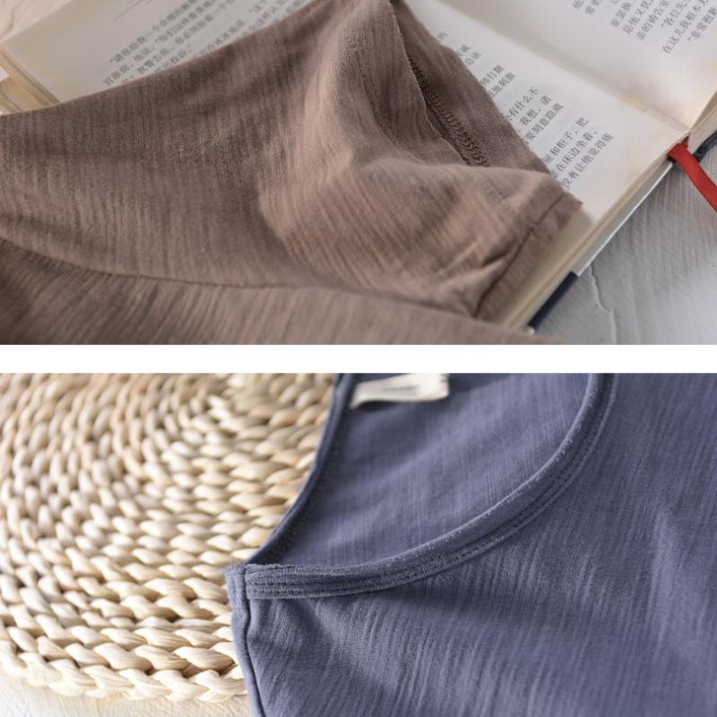 Basic Men's Cotton T-shirt Summer Tees Men Solid Color Short Sleeve Round Neck Tshirt Simple Style Tops&t-shirts