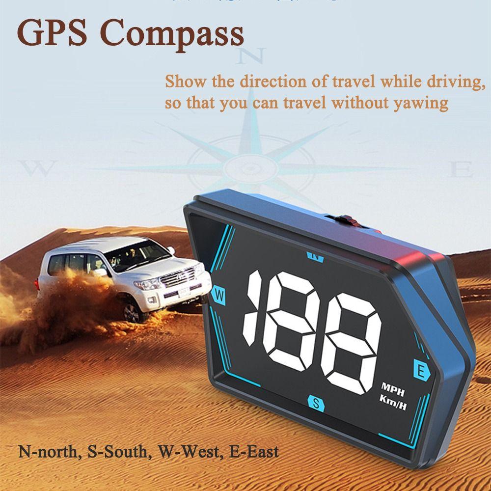HUD HUD Car Head Up Display Plastic Windshield Projector GPS Car Digital Speedometer  Car Digital