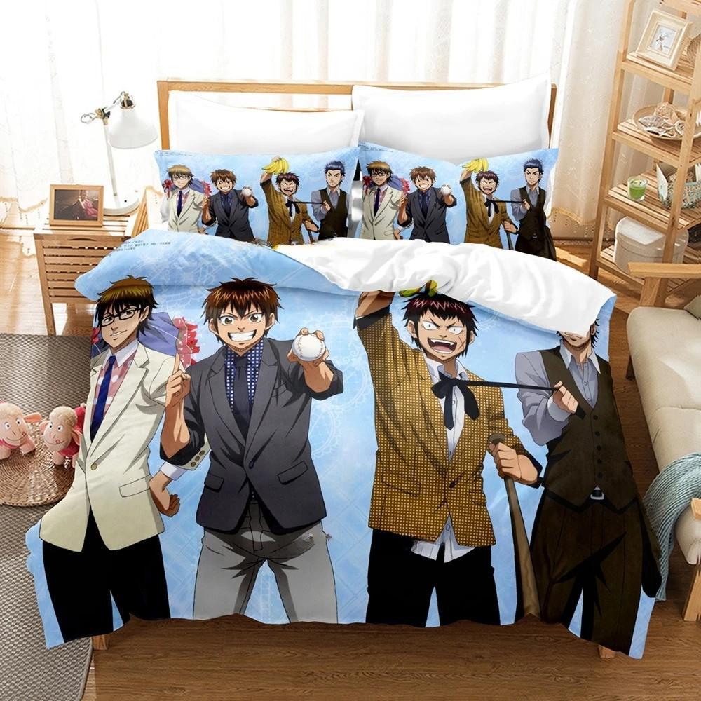 3d Print Anime Ace of Diamond 2_3pcs Bedding Set Boys Girls Twin Queen Size Duvet Cover Pillowcase Bed Kids Adult Home Textiles