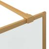 Walk In Shower Screen Gold 80 X 195 Cm Tempered Glass