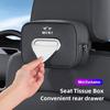 Microfiber Car Tissue Bag Hanging Vehicle Napkin Box For Mini Cooper JCW Works F54 F55 F56 F57 F60 R50 R52 R53 R55 R56 R57 R58