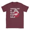 Grönland Steht Nicht Zum Verkauf T-Shirt Sommer Reines Baumwoll-T-Shirts Für Unisexs Mode T-Shirt Kurzärmelige Streetwear Oberteile