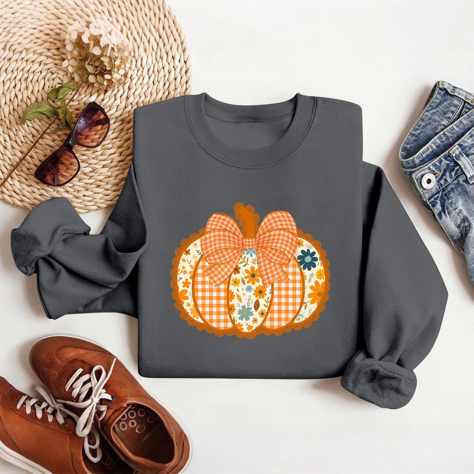 

Женские топы Женский свитшот с длинным рукавом Повседневный с круглым вырезом Свободного кроя Пуловер Флисовые топы M