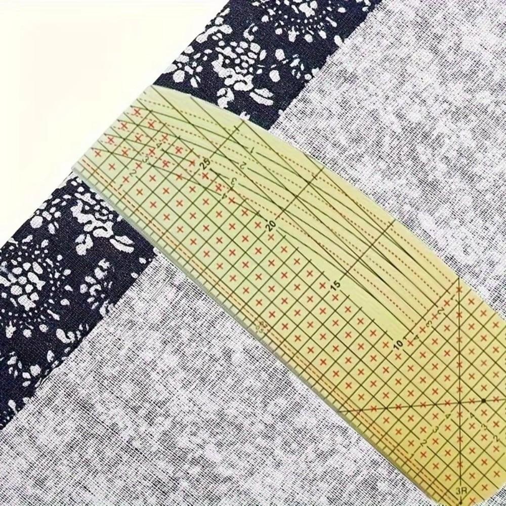 1/2 Stück DIY-Quiltlineal, Messwerkzeug, Patchworklineal, Stofflineal, Patchwork-Bastelarbeit
