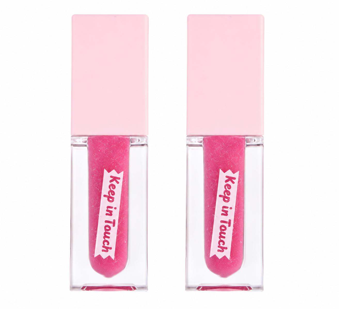 Keep In Touch Vegan Jelly Lip Plumper Tint Berry Crush 3.8ml x 2pcs