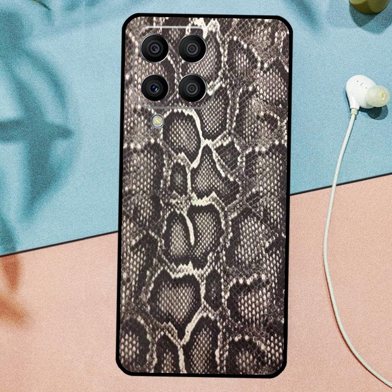 Snake Texture For Samsung Galaxy M33 M35 M55 M15 M12 M13 M14 M34 M54 M53 M21 M31 M11 M32 M52 M06 M16 Case