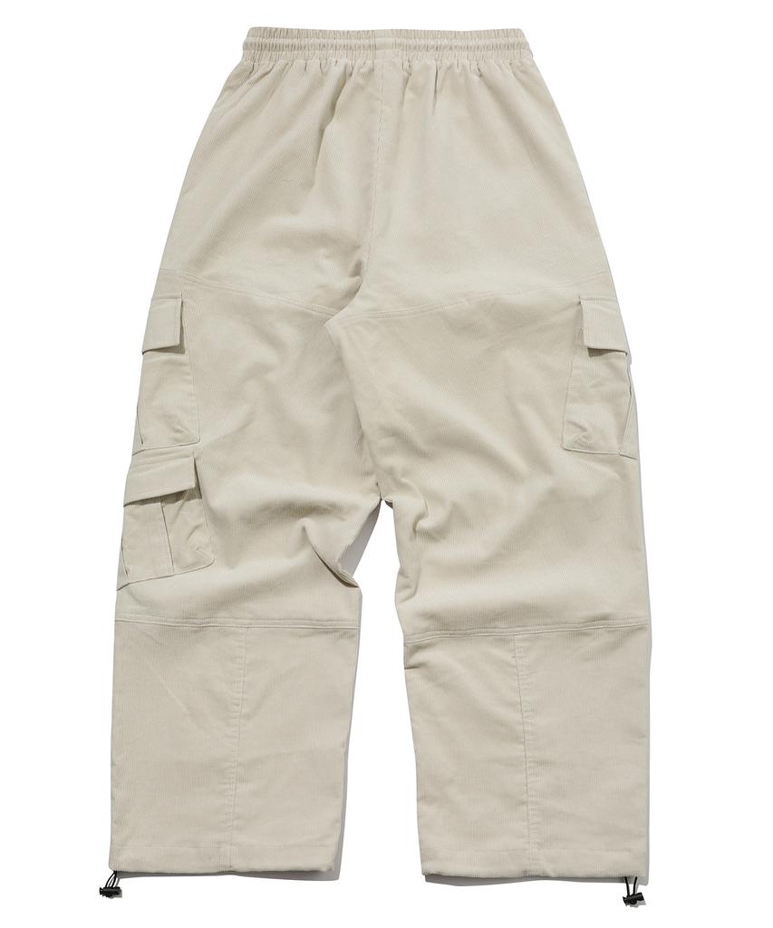 CPGN STUDIO Corduroy Wide Overcargo Pants Cream