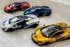 KINSMART McLaren P1 Car 1/36 Pull-Back (Orange Metallic)