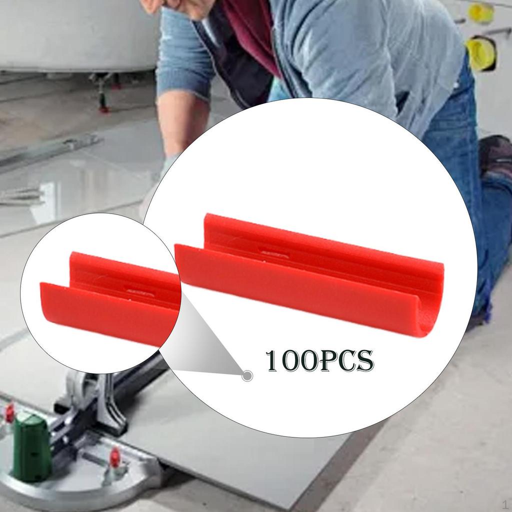 100 Pieces Manual Tile Cut Sleeve Replaces Covers Silicone Spare Parts for Construction Site Kitchen