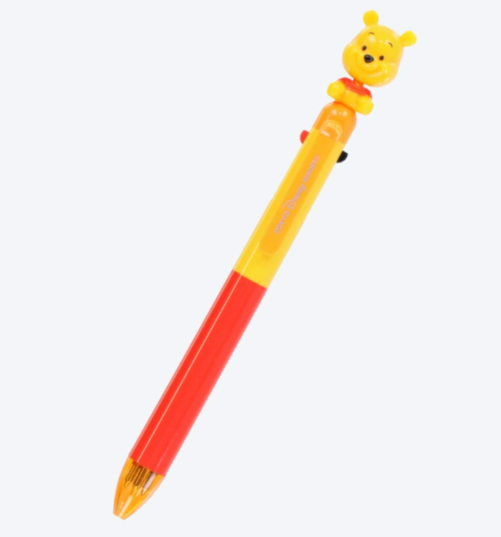 

Disney Винни Пух Шариковая ручка Механический карандаш с талисманом Токийский Дисней Резорт Механический Винни Пух 3-цветный & (Черный, красный, зеленый)