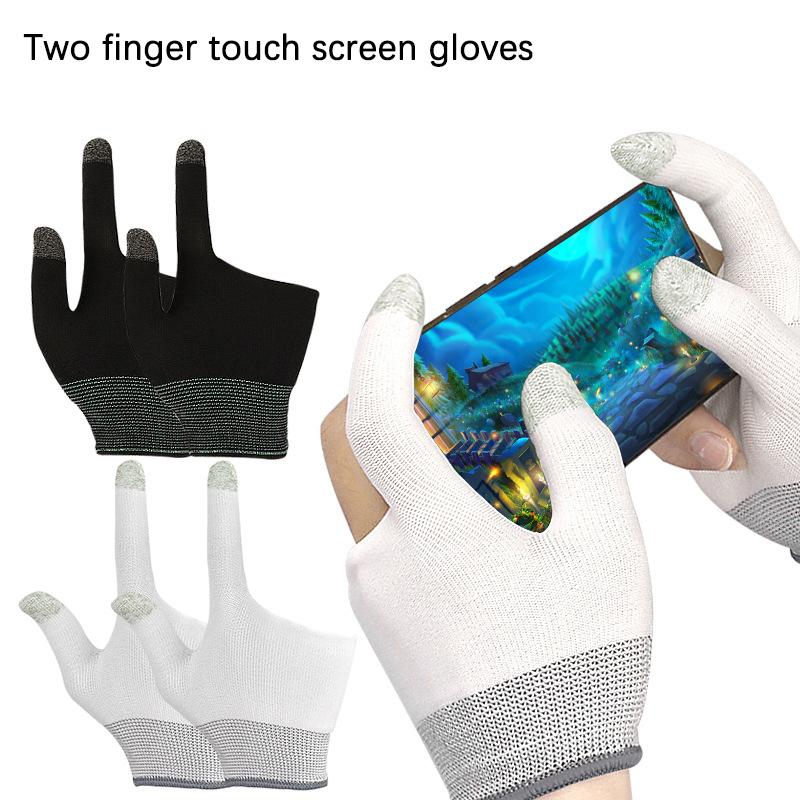 Mobile Game Controller Seamless Thumb Fingertip Cover Sweat-Proof Two-Finger Touch-Screen Mobile Game Gloves