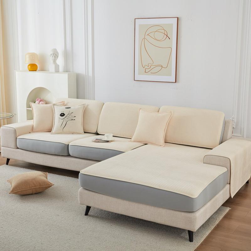 Новое поступление эластичный всеобъемлющий шенилловый чехол для диванной подушки — фото 8