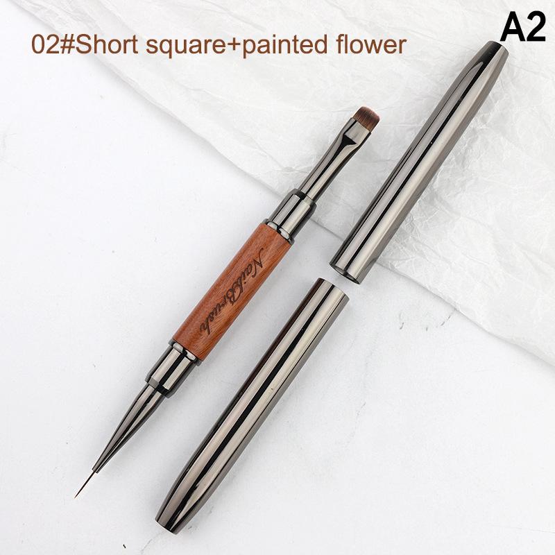 

Сандаловое дерево Двусторонний клей-карандаш для ногтей Кисть для УФ-геля Кисть для нейл-арта для рисования Гель для наращивания Кисть для линии ногтей Инструмент для маникюра as the picture