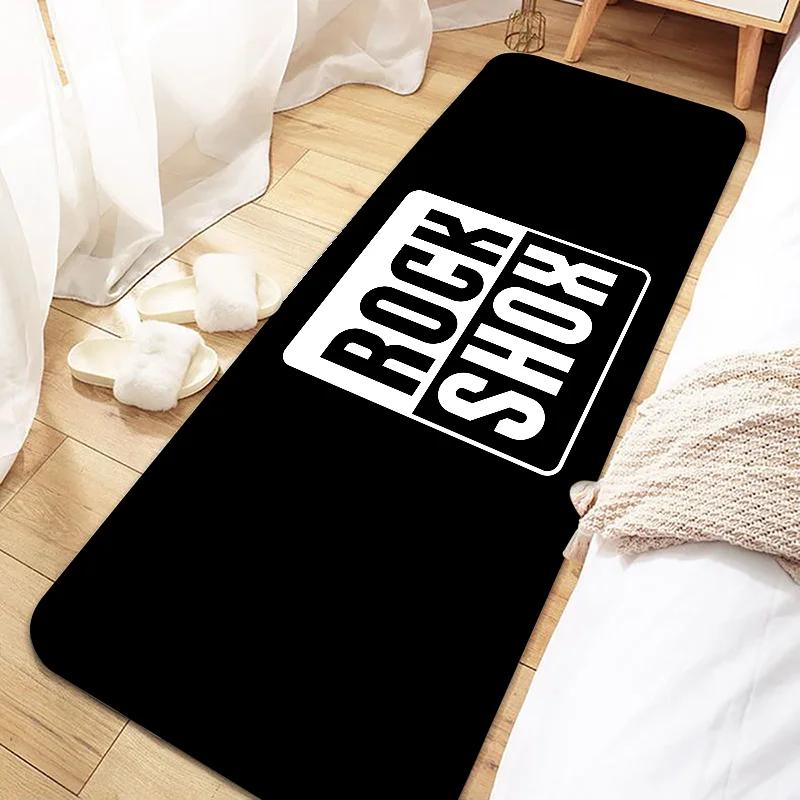 Rock Shox Mountain Bike Door Mat Entrance Non-slip Washable Kitchen Carpet Living Room Hallway Rugs Bathroom Bath Door Mats