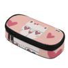 Pen Case High Capacity Strong Polyester Fabric Smooth Zipper with Main Pocket Mesh Layer and Removable Pen Divider for Boys Girls