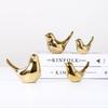 Decorative Ceramic Golden Bird Home Decorative Small Item for Living Room Decoration, Wedding Gift, Small Item