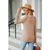 Women's Off Shoulder Loose Long Sleeve T-shirt, Casual Crewneck Top, Fall Winter Fashion for Europe America Cross Border