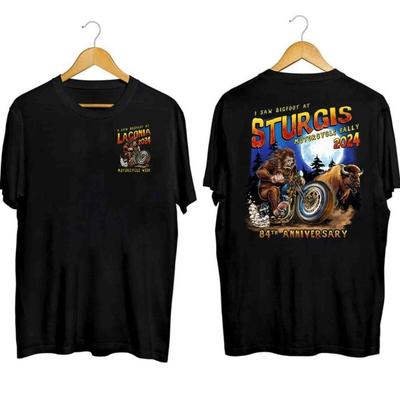 2024 Zlot Motocyklowy Sturgis Legenda Bigfoot Koszulka Bez Harley