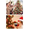 50pcs/set 4cm Christmas Ball Ornaments Set Plastic  Hanging Decor for Tree Xmas Party Holiday Decoration Home Decoration
