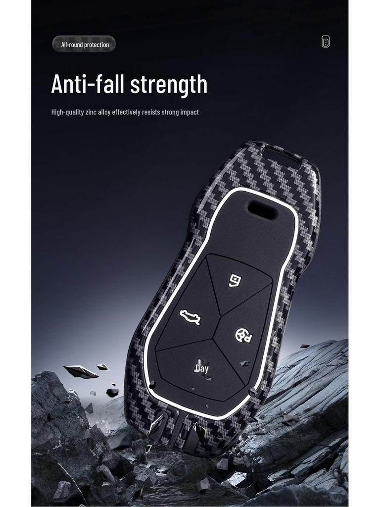 Premium Auto Schlüsselhülle für Xiaopeng P7, G6, P7i, P5, G3, G3i, G9 - Schlüsselanhänger Schnalle für Damen & Herren