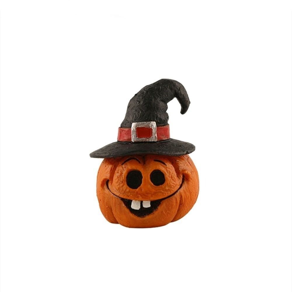 Resin Pumpkin Head Ornaments Tide Play Desktop Decorations New Scene Decoration  Halloween