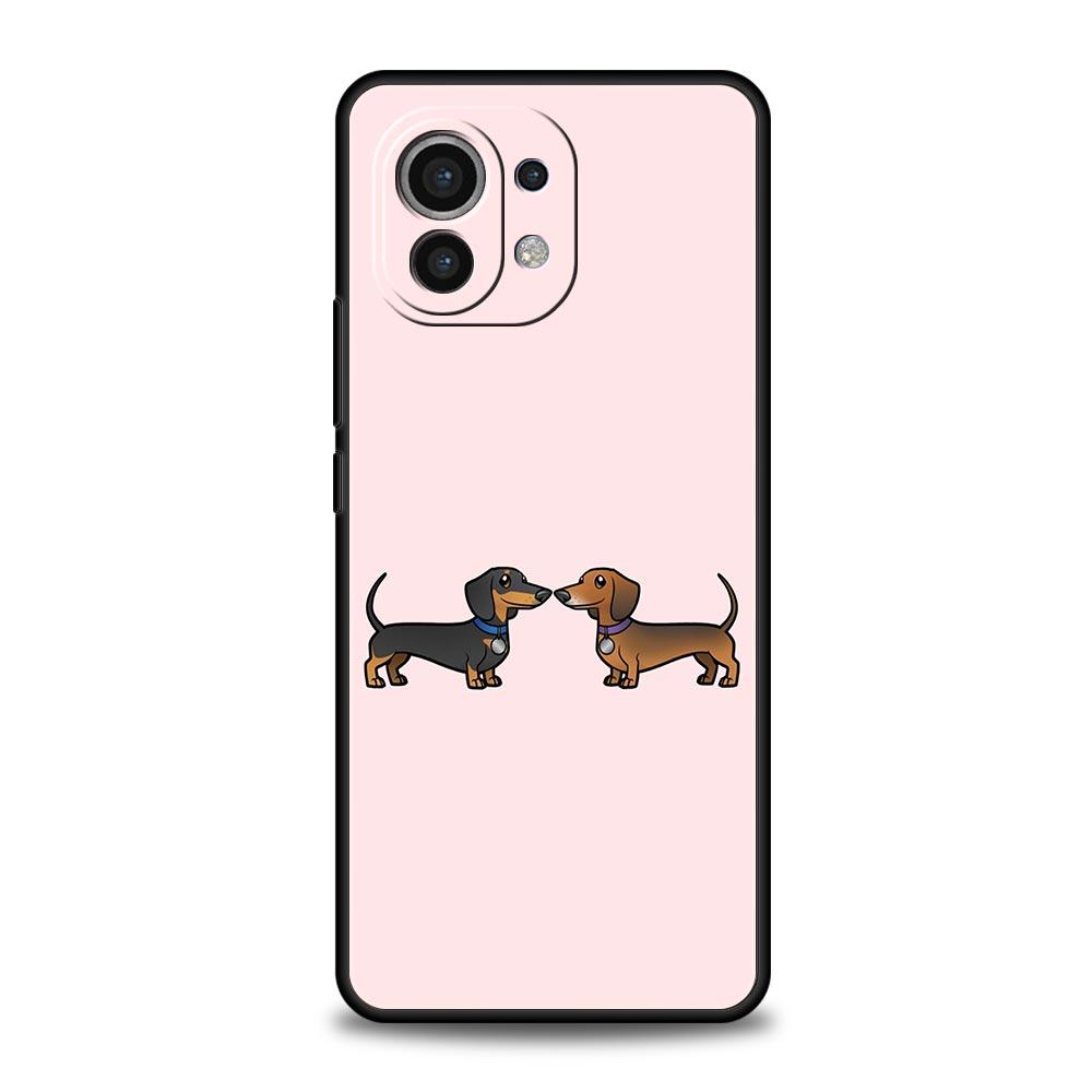 Dachshund Sausage Dog Phone Case For Xiaomi Mi 15 14 Pro 13 12 11 Lite 10T 11T 12T 13T 14T Poco X6 X5 X4 X3 NFC F3 F4 GT Cover