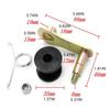 A Set Heavy Duty Chain Roller Tensioner with Spring+Rollers Suitable for Adjusting Motorcycle Mini Bike Chains