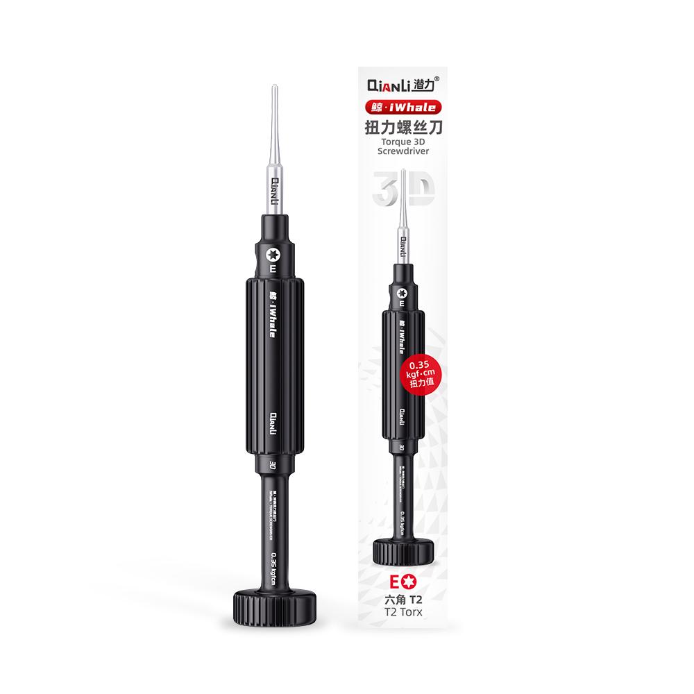 

1/5Pcs Qianli iWhale Torque 3D screwdriver 0.35kgf Precision screwdriver Prevent screw damage for mobile phone repair tools