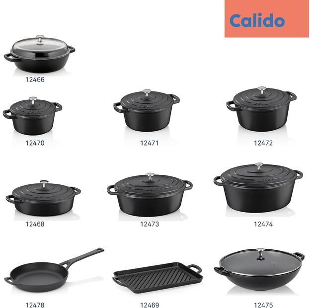 Kela Calido Frying Pan with Lid Black 28 Cm (12466-CN)