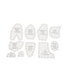 Memory Bear Template Ruler Set Acrylic Memory Bear Sewing Quilting Patterns Template 12 Inch