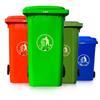 Outdoor Heavy-Duty Pedal Trash Can with Wheels