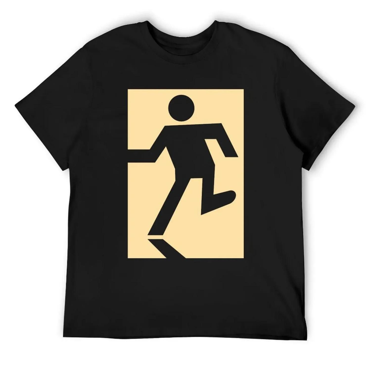 Running Stickman Onizuka T-Shirt valentines clothes oversize t-shirts man Clothing blue archive t shirts for men pack S