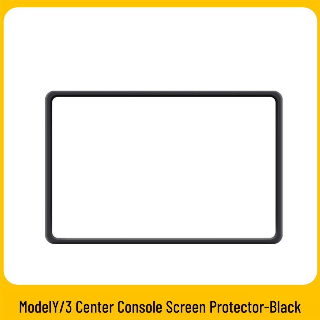 Tesla Model 3/Y Screen Protector Silicone Frame Center Console Car Accessory