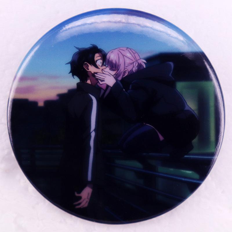 Night Song Anime Tinplate Badge Brooch