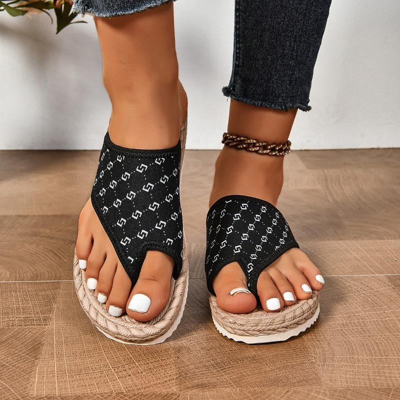 Large size slippers women's summer butterfly print cover toe light foam bottom outer wear casual beach women's shoes Slippers