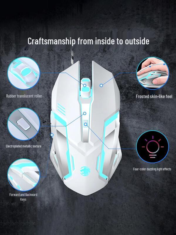 

YouShi Rechargeable Silent RGB Wireless Gaming Mouse