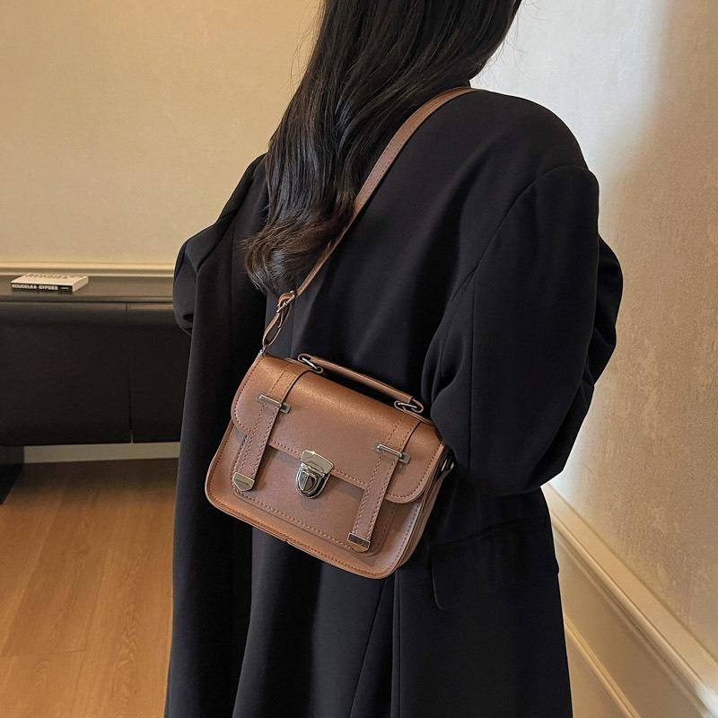 Popular Fashion Retro Handbag New Versatile Shoulder Messenger Bag Small Square Bag Women
