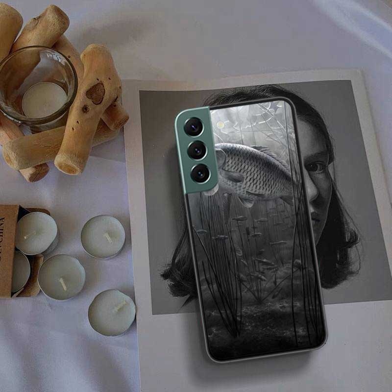 Carp Fishing Fish Phone Case For Samsung A15 A25 A35 A55 Galaxy A70S A50S A30S A30 A40 A71 A51 A41 A31 A21 A11 A01 A20S A10S A20