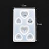Cute Beads Cube Triangle Silicone Mold For Jewelry Earrings Pendant Making Resin UV Epoxy Resin Molds Crafts DIY Tool