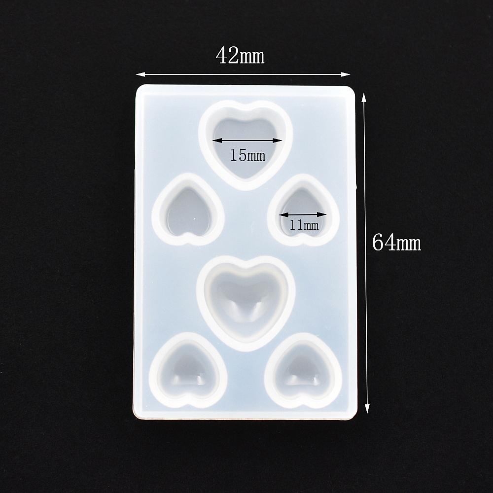 Cute Beads Cube Triangle Silicone Mold For Jewelry Earrings Pendant Making Resin UV Epoxy Resin Molds Crafts DIY Tool