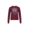 (WMNS) Tiger Head Pattern Long Sleeves Pullover Hoodie Red Women's F962SW7054XA-23