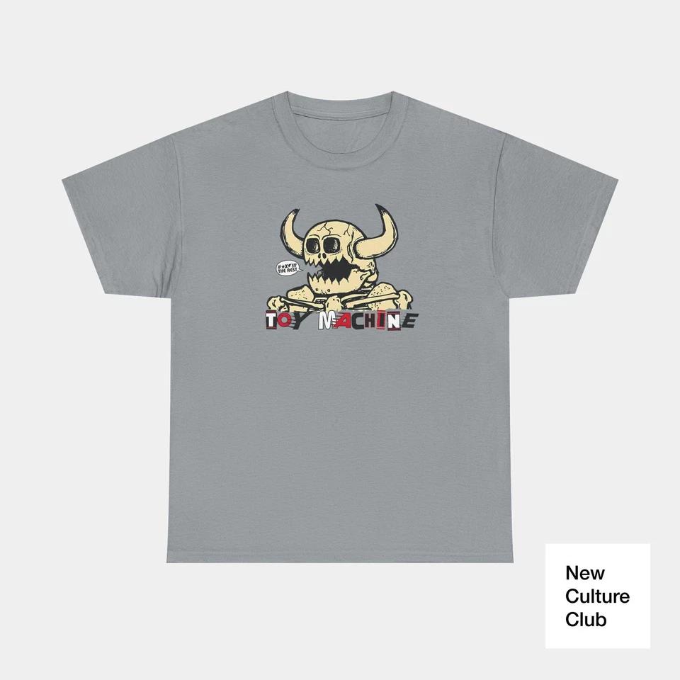 Toy Machine the Rest! Skull Classic Skateboarding T Shirt Print 5 S