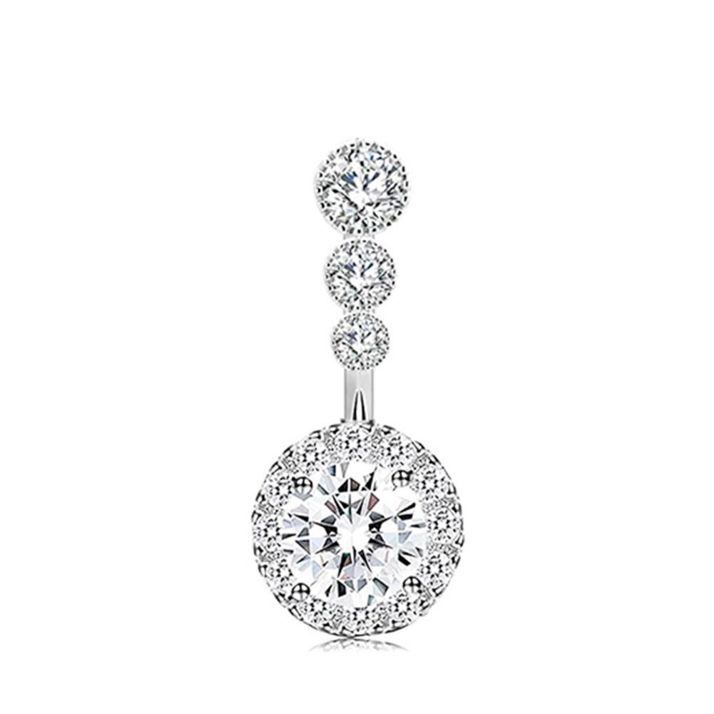 Anelli Finti per Ombelico da Donna Orecchini a Clip alla Moda Anello per Ombelico Senza Piercing Gioielli Regali per Ragazze