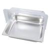 Clear Cover Stainless Steel Serving Pan Buffet Food Presentation Tray Condiment Dispenser for Restaurant Home Use