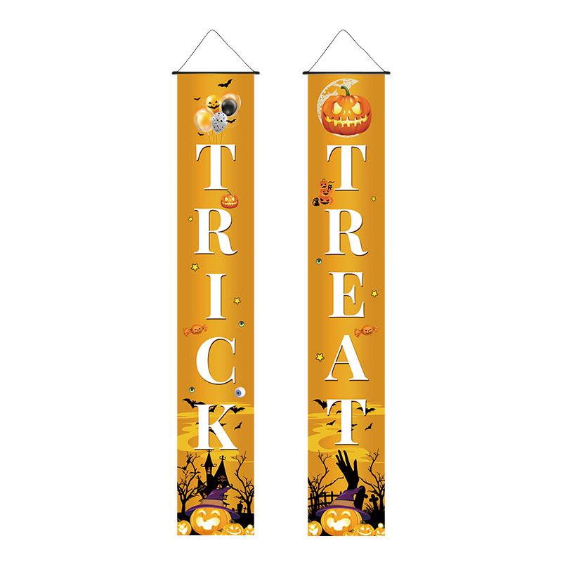 2026 Halloween Porch Banner: 30x180cm Festival Decoration
